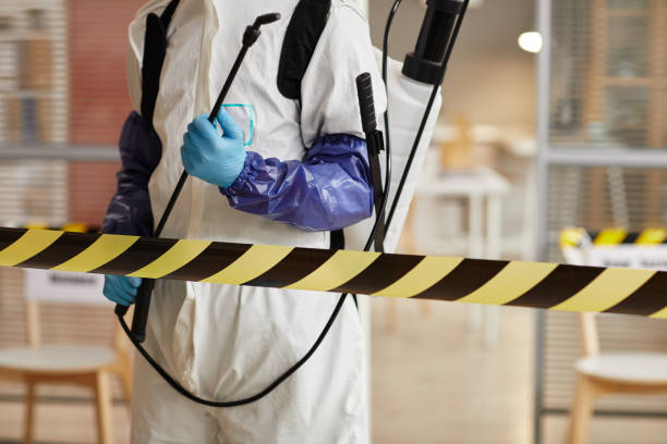 Professional Blood Cleanup technician working in Saco, ME